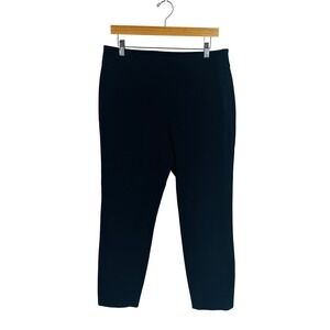 Peserico Navy Blue Tailored Pants Made in Italy Side Zip Size 48 US 6 Designer